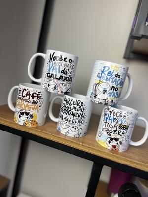 Caneca Personalizada Porcelana 96x150mm  Sublimação  