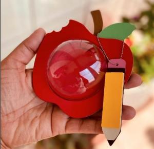 Porta Doces Maça Colorplus 180G e Acetato  Diversas Cores  Fosco Produzimos em diversas cores (consultar via chat)