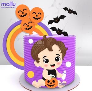 Topo Luxo - Topo Halloween Papel Colorplus 180 G  Diversas Cores   Produzimos em diversas cores (consultar via chat)